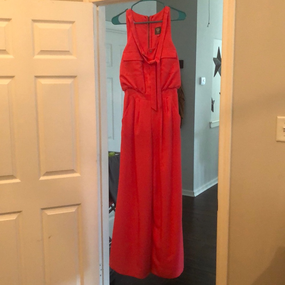 Vince Camuto Pink Jumper Onesie with pockets!